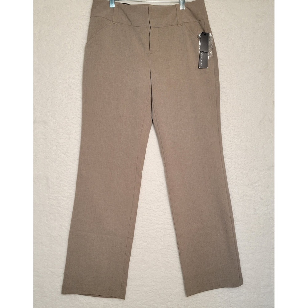 NWT Daisy Fuentes Straight Leg Dress Pants New Favorite Fit Size 8 Womens 0270 - Picture 1 of 10